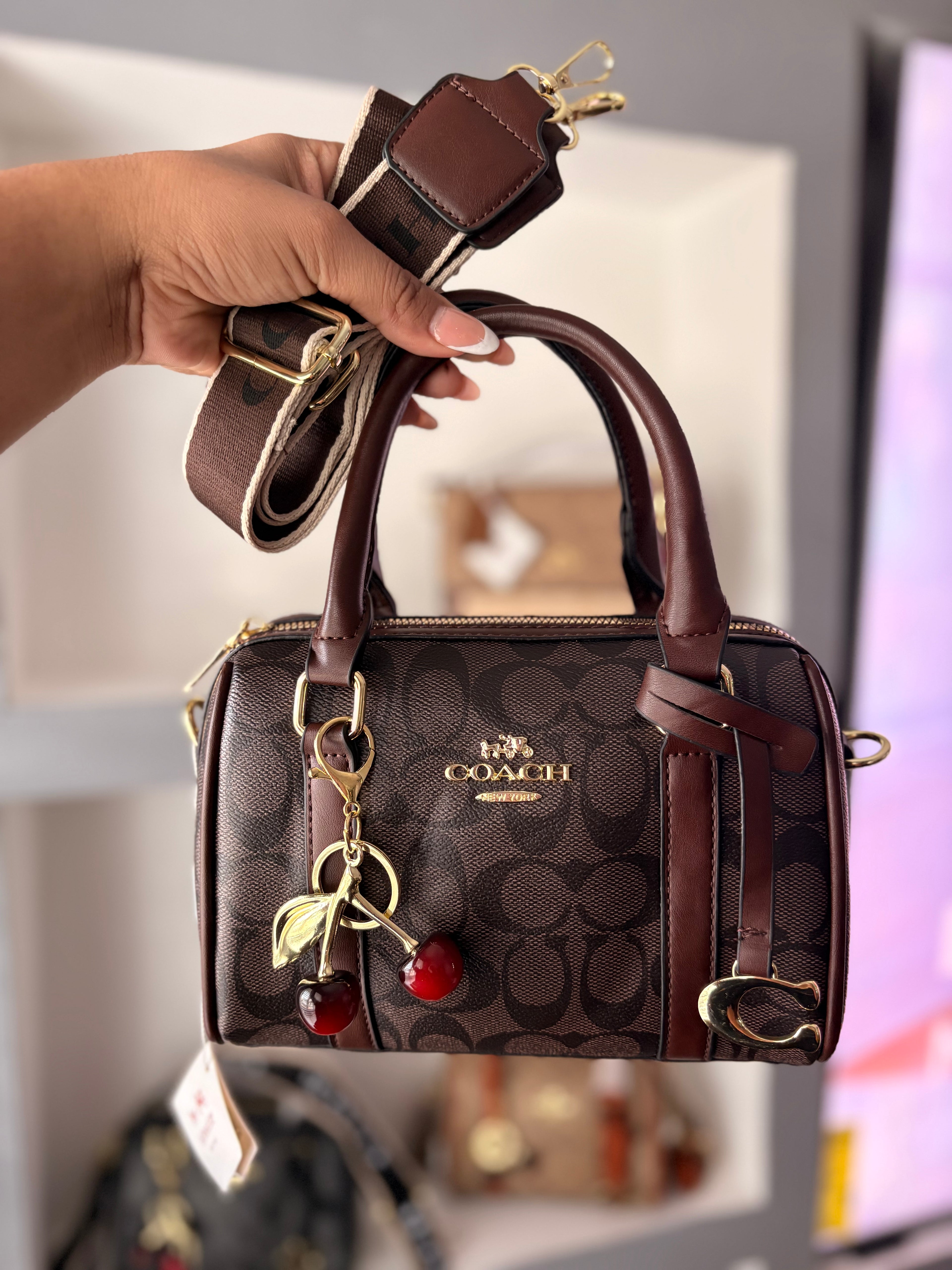 ✨ Mocha Cherry Luxe Bag ✨