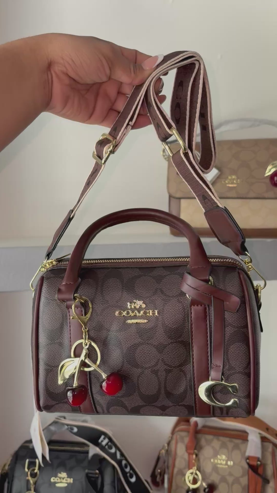 ✨ Mocha Cherry Luxe Bag ✨